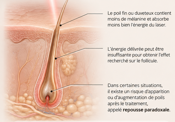 duvet / poil fin<br />
